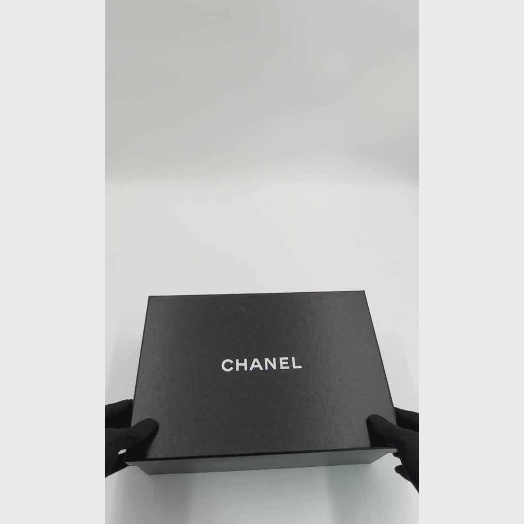 Chanel Vanity Small Lamb Violet Bag