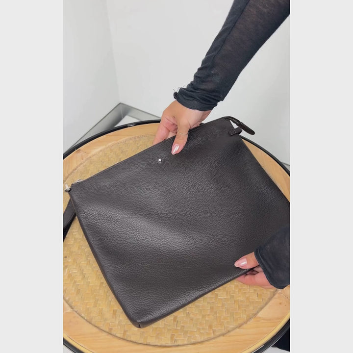 Montblanc Leather Clutch Bag