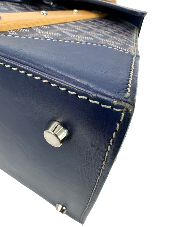GOYARD NAVY BLUE SAIGON MM BAG