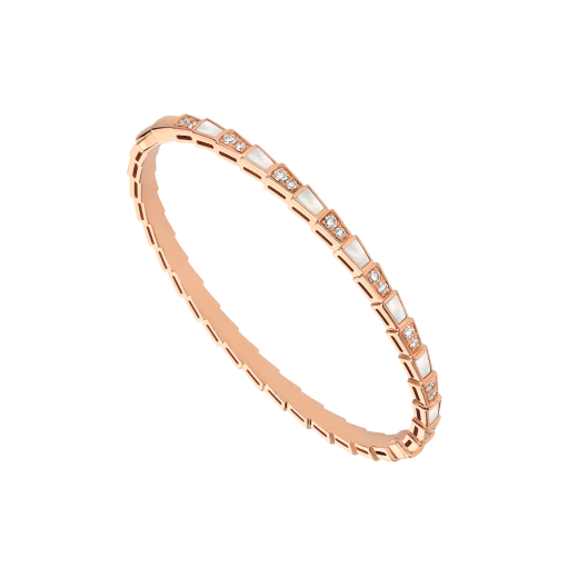 18K ROSE GOLD BULGARI SERPENTI VIPER BRACELET - Gemaee UAE