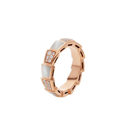 18K ROSE GOLD BULGARI SERPENTI VIPER RING - Gemaee UAE