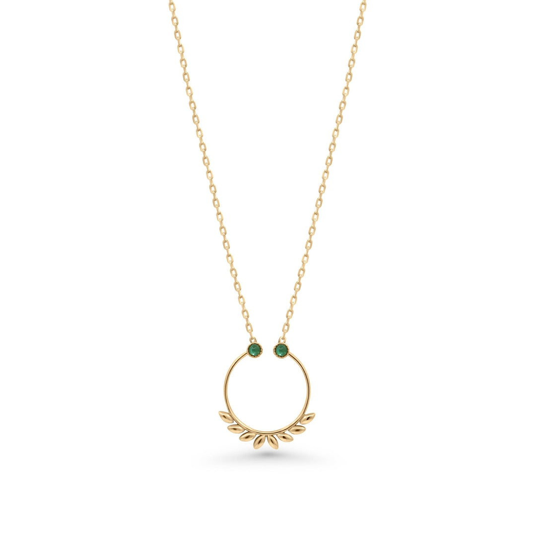 18K Yellow Gold Harvest Pendant - Gemaee UAE