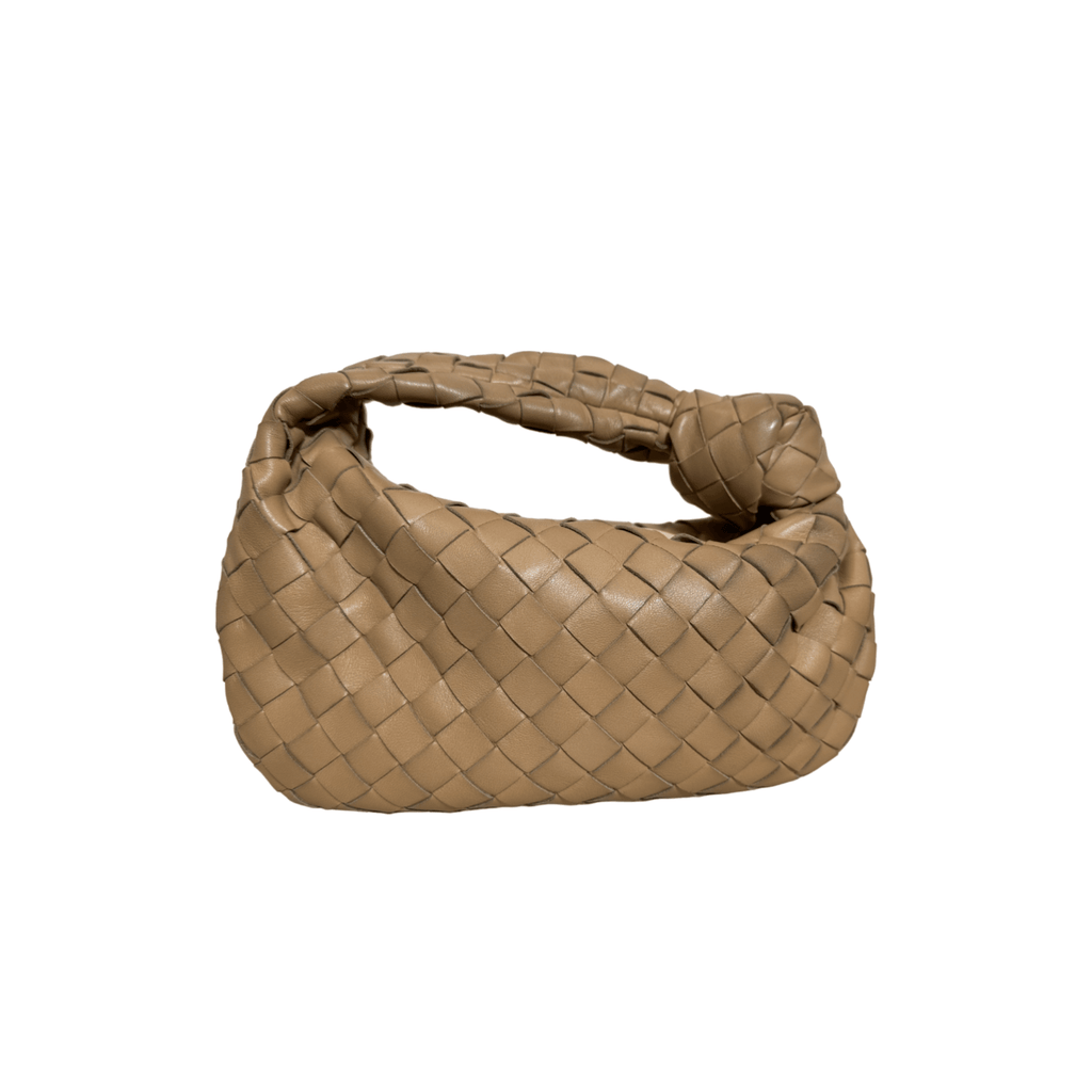 ハンドバッグ BOTTEGA VENETA Mini Jodie leather handbag with Intrecciato m BOTTEGA VENETA Jodie mini knotted intrecciato leather tote