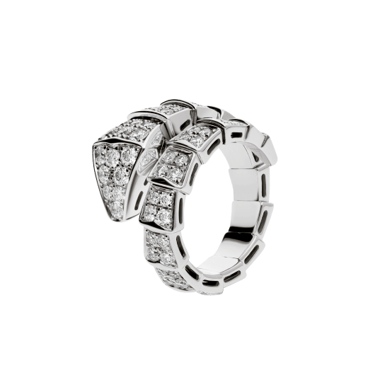 Bulgari Serpenti White Gold Ring - Gemaee UAE