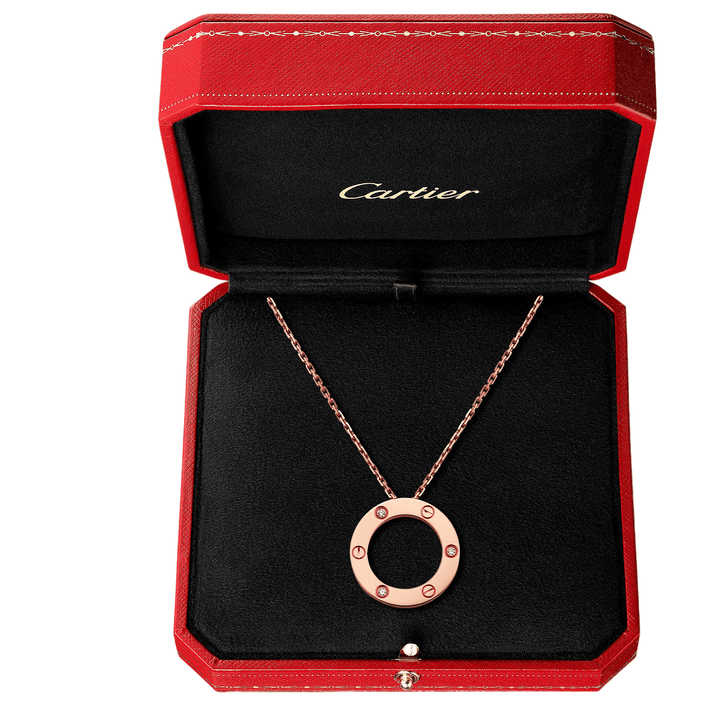Cartier LOVE NECKLACE, 3 DIAMONDS - Gemaee UAE
