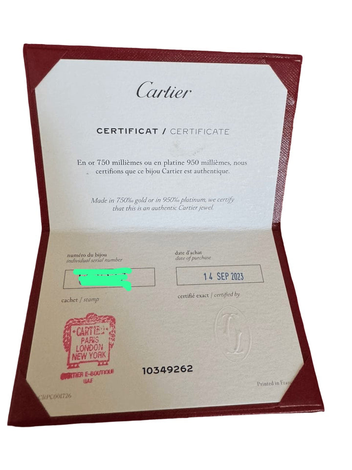 Cartier LOVE NECKLACE, 3 DIAMONDS - Gemaee UAE
