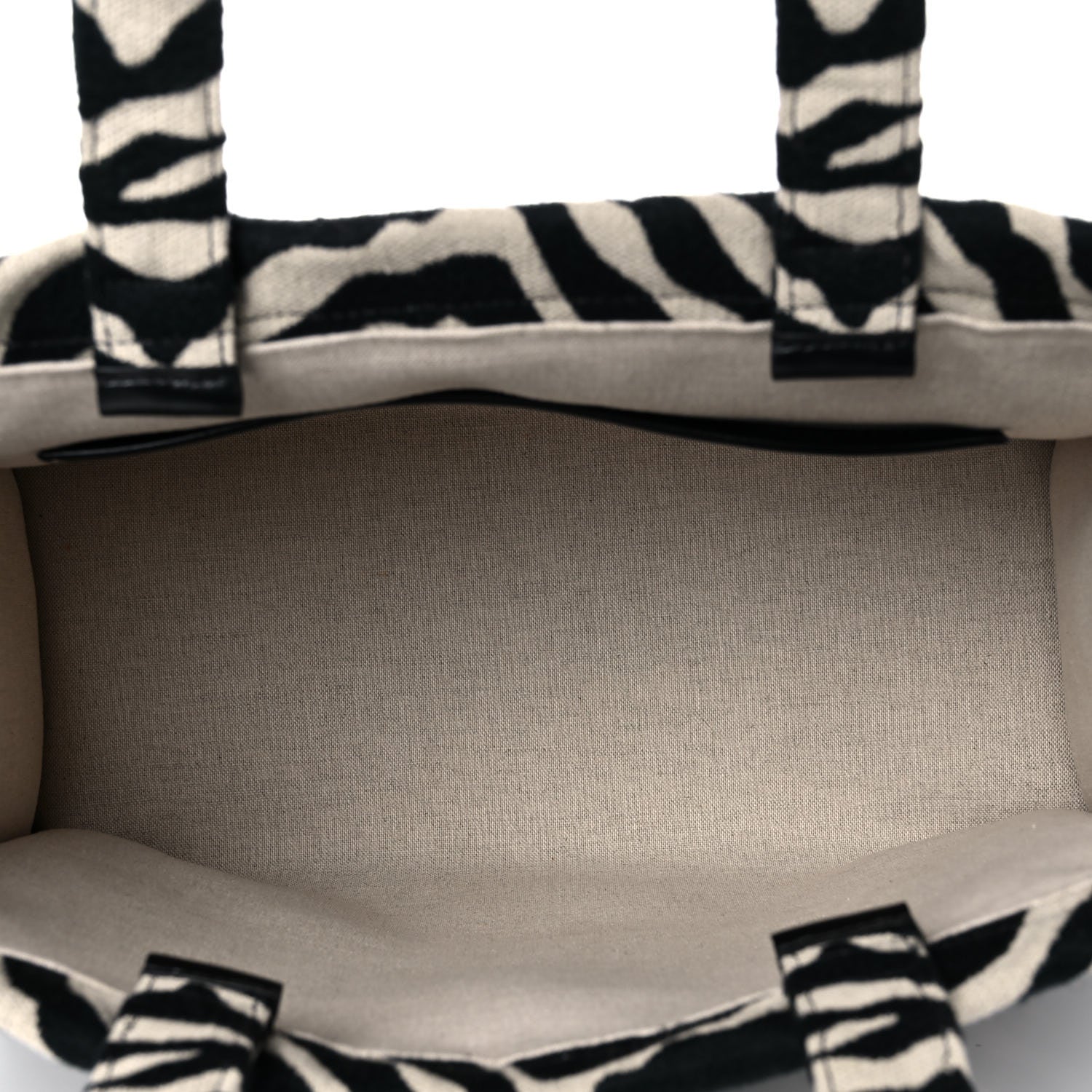 Céline Zebra Pattern Tote Black And Off white Bag | Gemaee UAE