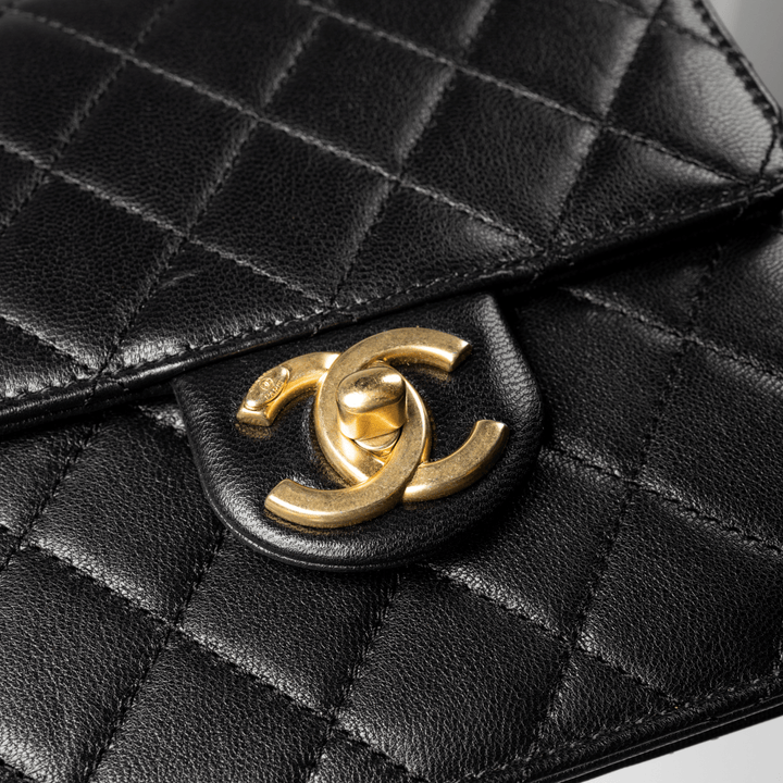 Chanel Black Quilted Lambskin Small Chic Pearls Gold Hardware, 2020 - Gemaee UAE