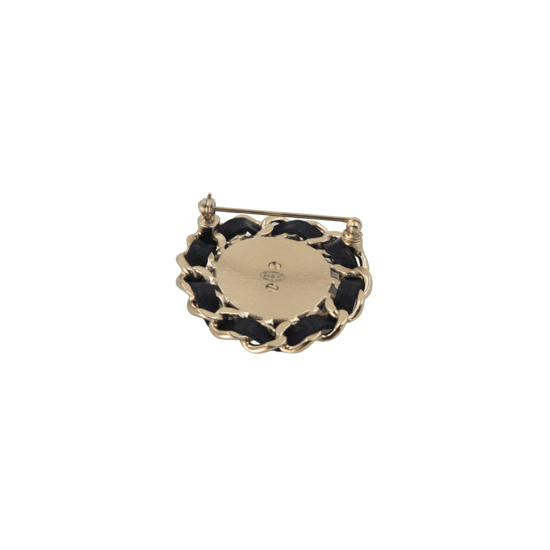 Chanel CC Black Brooch And Lapel Pin - Gemaee UAE