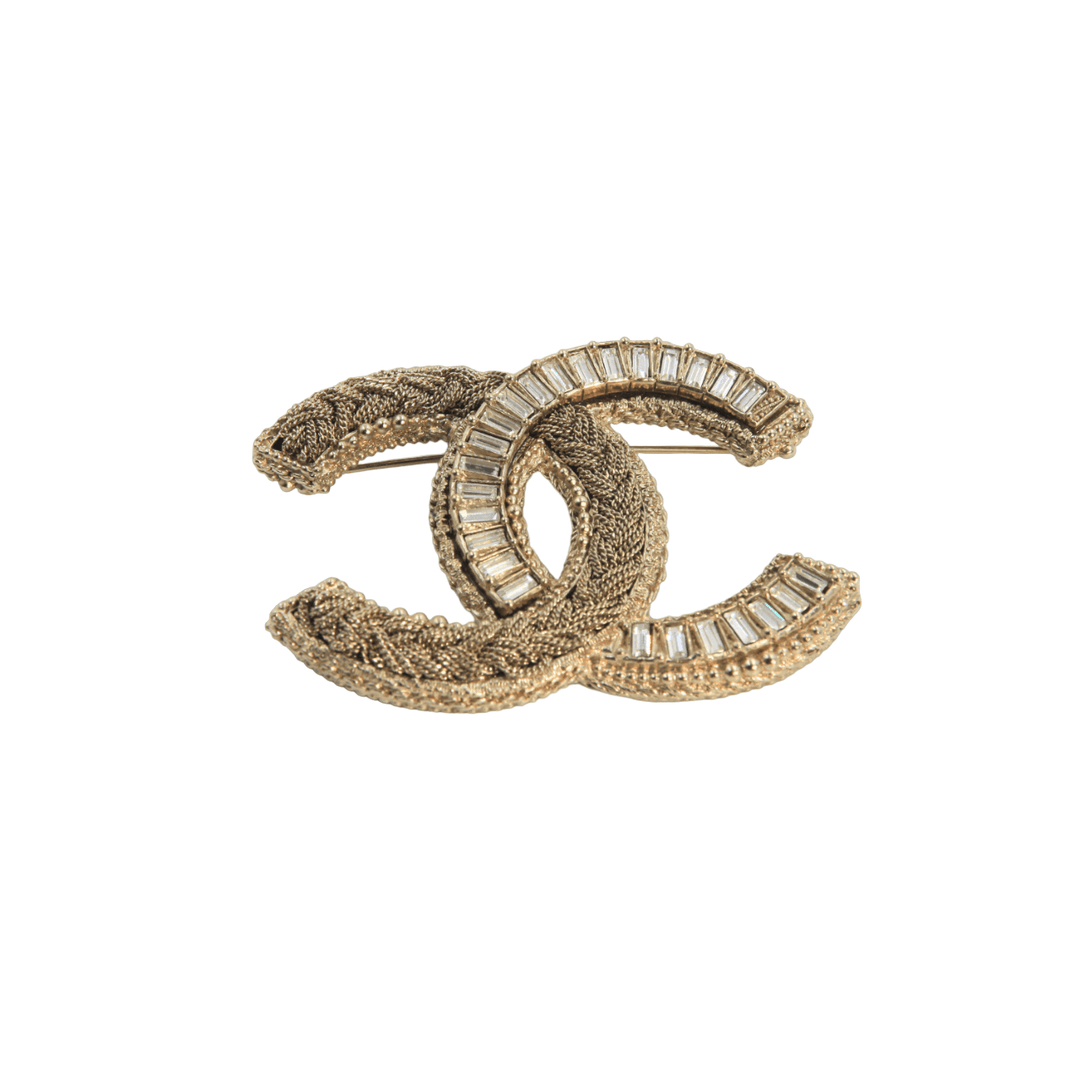 Chanel CC Gold Brooch And Lapel Pin - Gemaee UAE