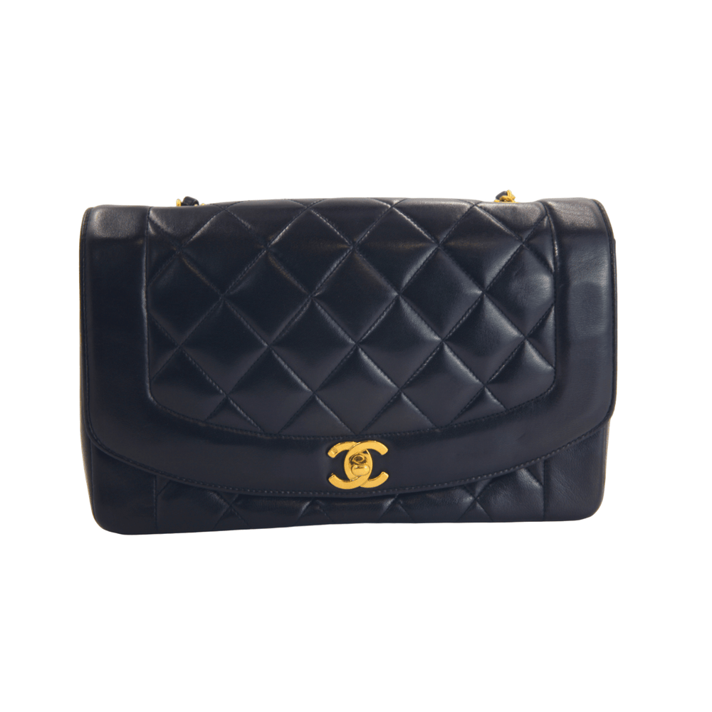 CHANEL DIANA LEATHER HANDBAG - Gemaee UAE