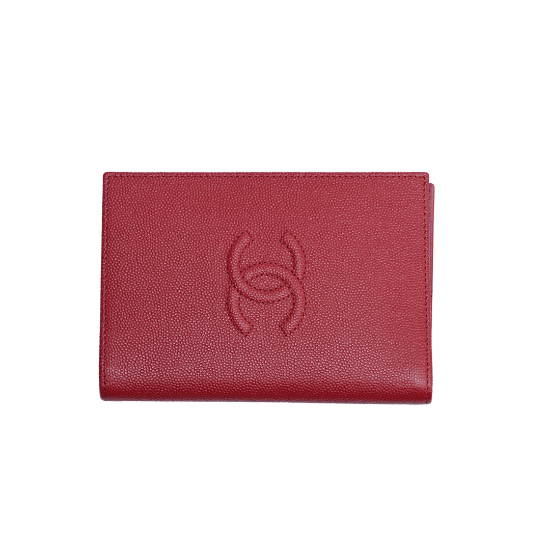 Chanel passport holder caviar deals