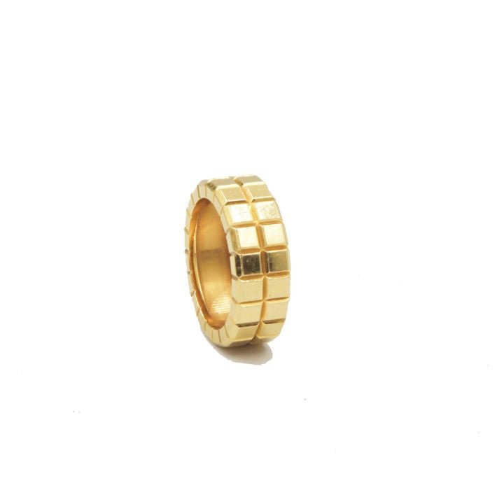 Chopard 18k Gold Ice Cube Ring - Gemaee UAE