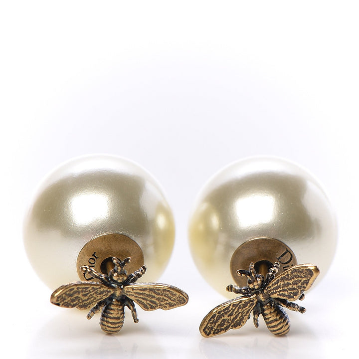 Christian Dior Pearl Tribales Bee Earrings - Gemaee UAE
