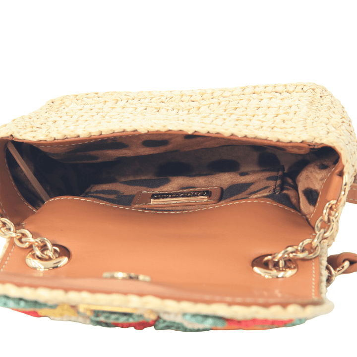 Dolce & Gabbana Wicker Crossbody Bag - Gemaee UAE
