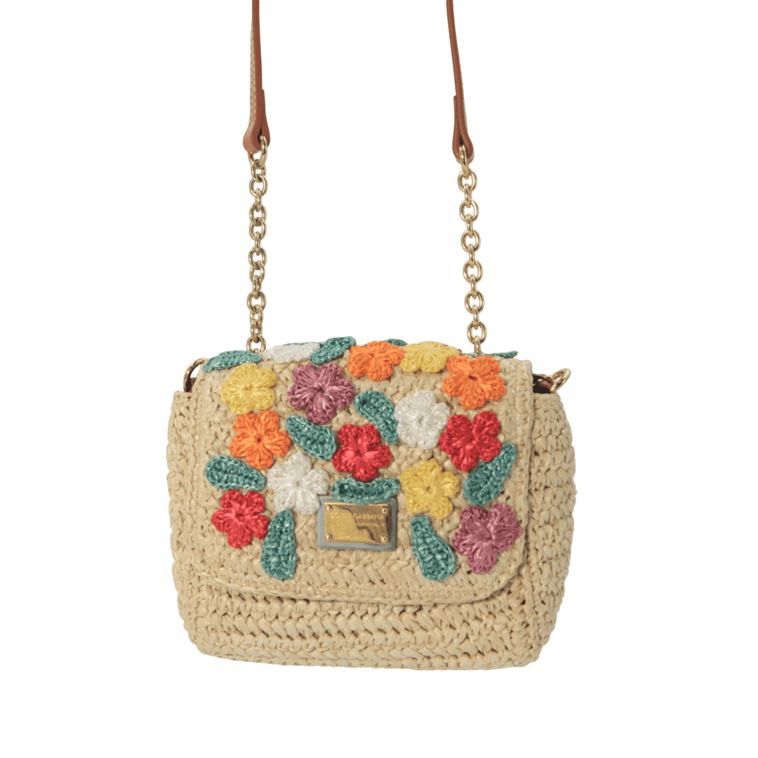 Dolce & Gabbana Wicker Crossbody Bag - Gemaee UAE