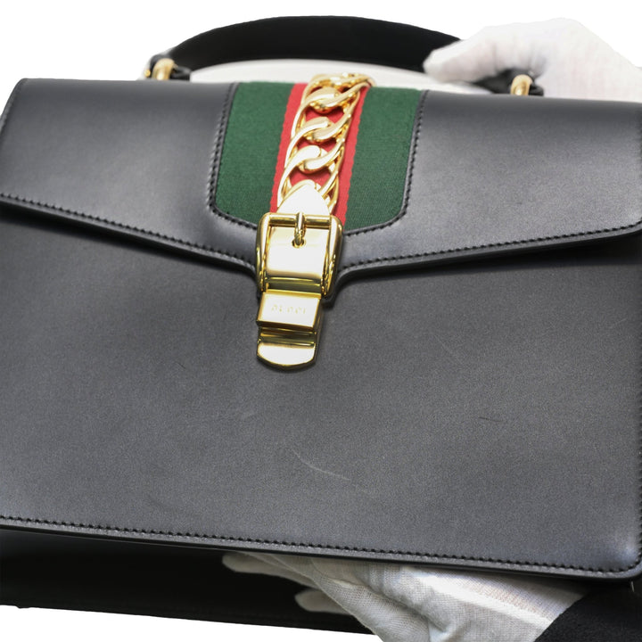 Gucci sylvie large Black bag - Gemaee UAE
