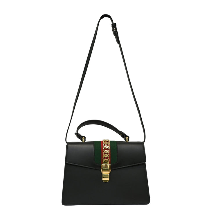 Gucci sylvie large Black bag - Gemaee UAE