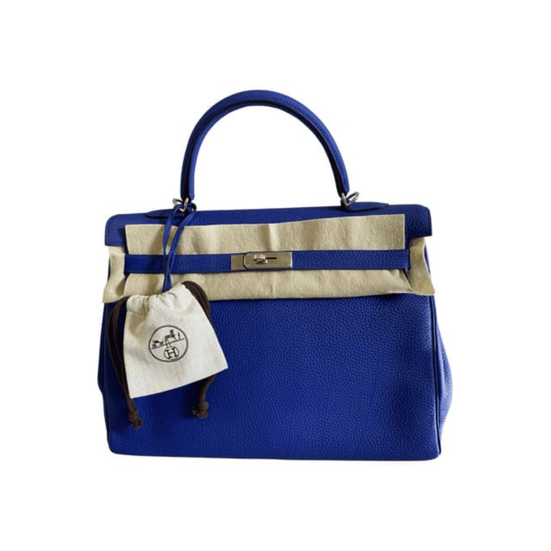 Hermès Kelly 35 Togo Blue Bag - Gemaee UAE