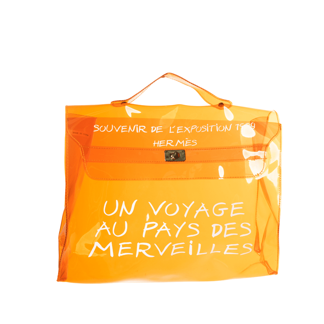 Hermès Vinyl Kelly Beach Bag - Gemaee UAE