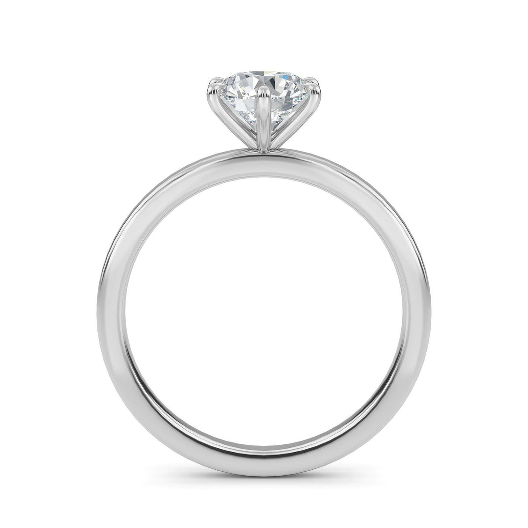 Lab-Grown Diamond Petite Solitaire Ring-1CT - Gemaee UAE