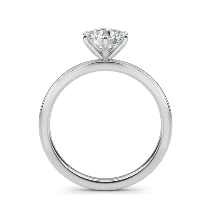 Lab-Grown Diamond Petite Solitaire Ring-1CT - Gemaee UAE