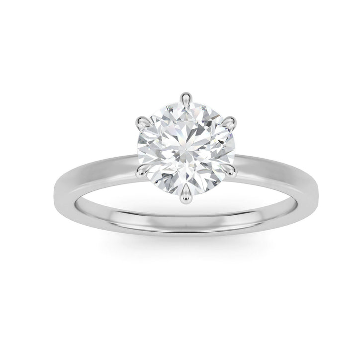 Lab-Grown Diamond Petite Solitaire Ring-1CT - Gemaee UAE