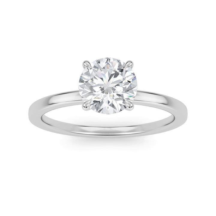 Lab-Grown Diamond Petite Solitaire Ring-1CT - Gemaee UAE