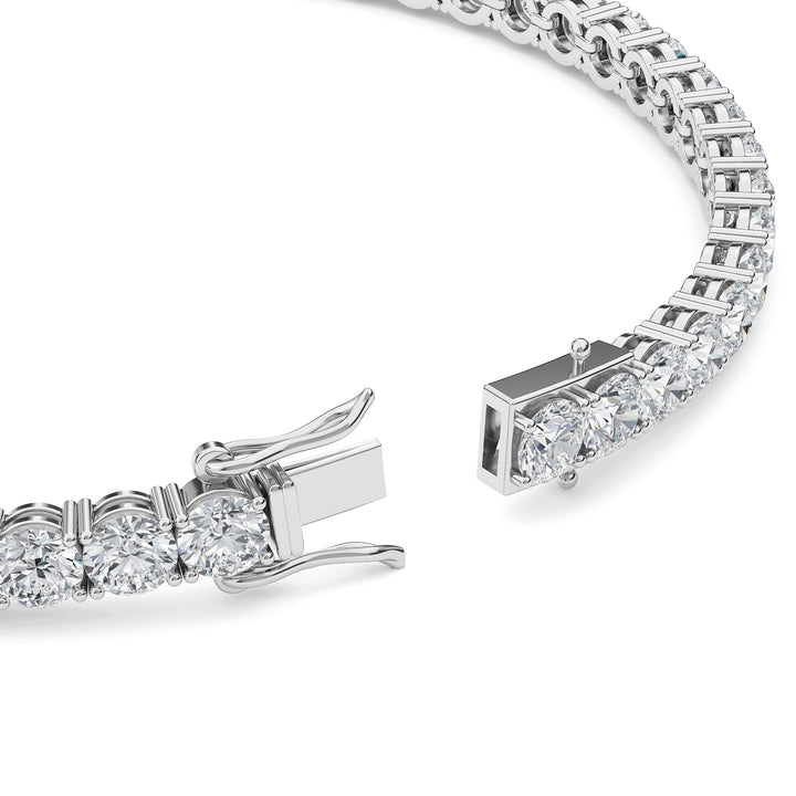 Lab-Grown Diamond Tennis Bracelet 12 CT TW - Gemaee UAE