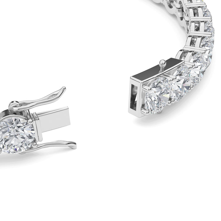 Lab-Grown Diamond Tennis Bracelet 15 CT TW - Gemaee UAE