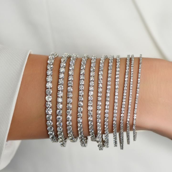 Tennis bracelet lab diamonds sale