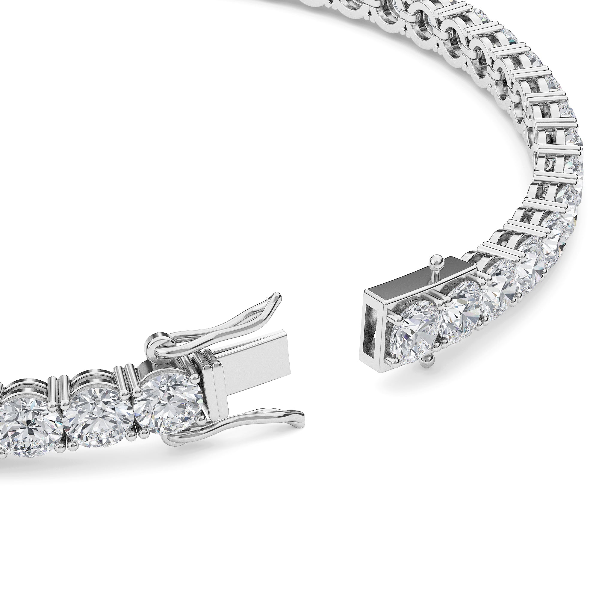 Diamond bracelet clasp sale