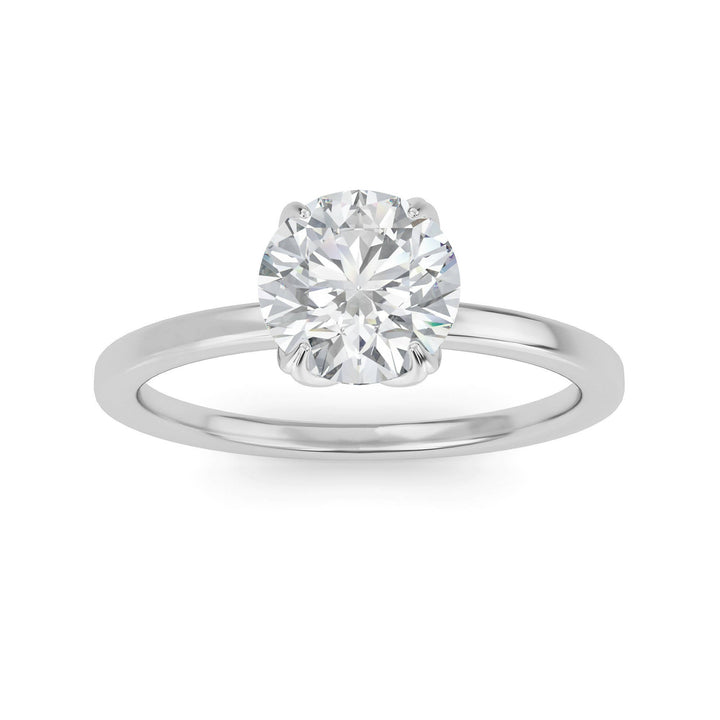 Lab-Grown Diamond Tulip Solitaire Ring-1CT - Gemaee UAE
