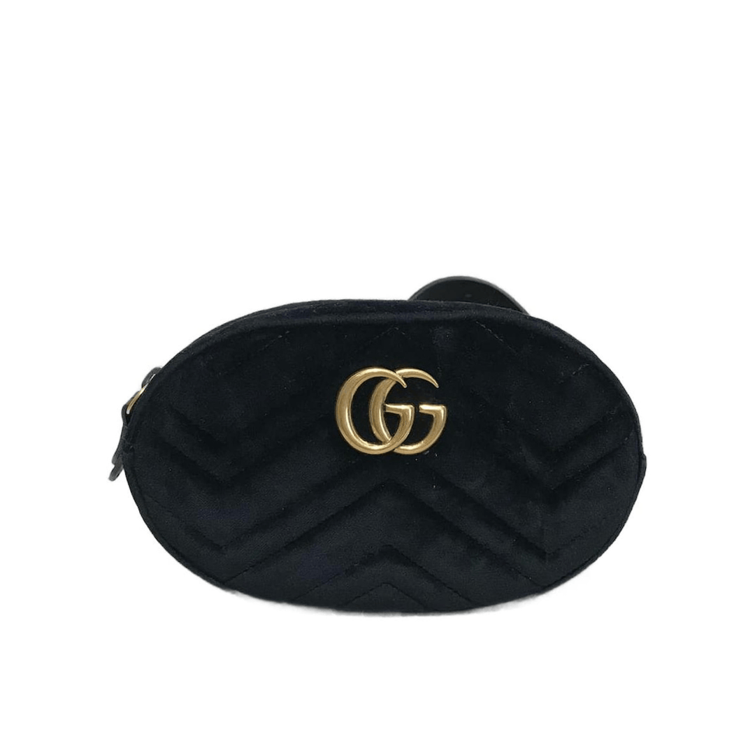 Marmont GUCCI Hand Bag T. velvet Black Gemaee UAE