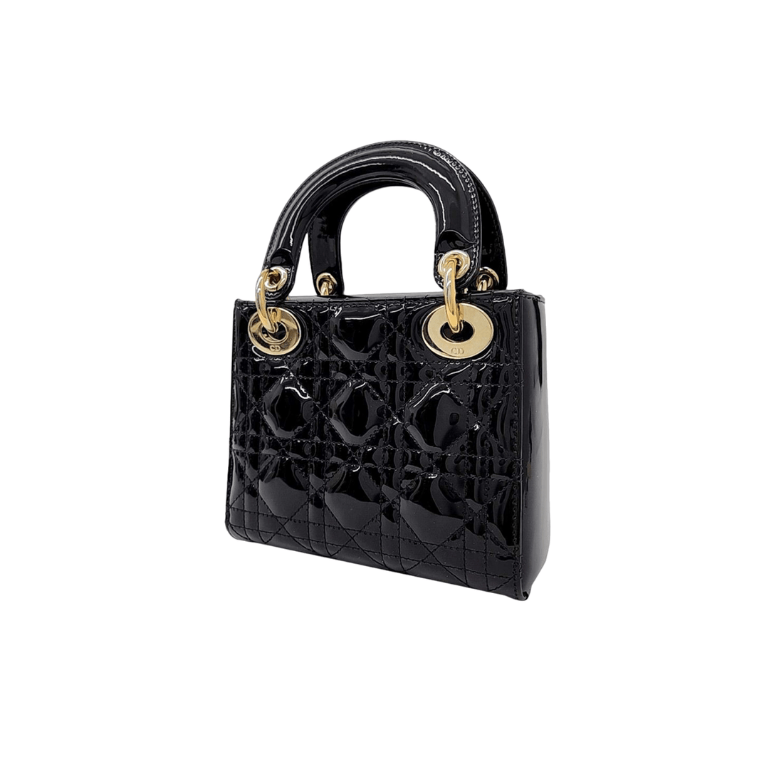 Small Lady Dior Black Bag - Gemaee UAE