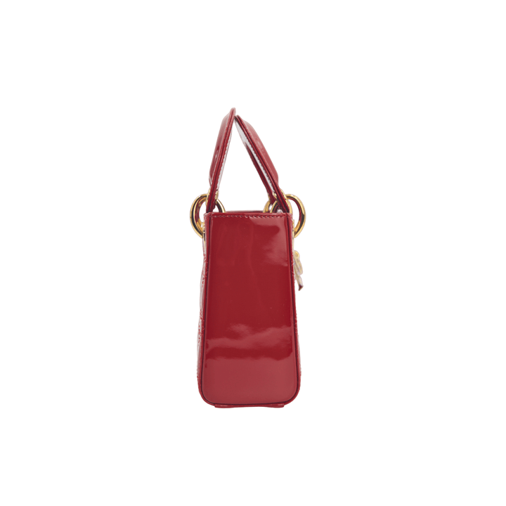 Small Lady Dior Red Bag - Gemaee UAE