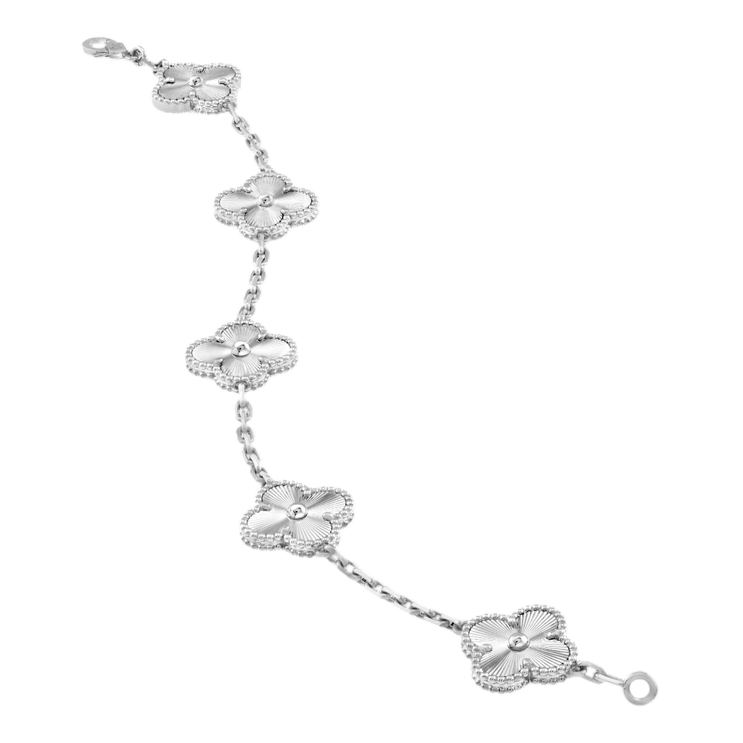 Van Cleef Vintage Alhambra bracelet, 5 motifs - Gemaee UAE