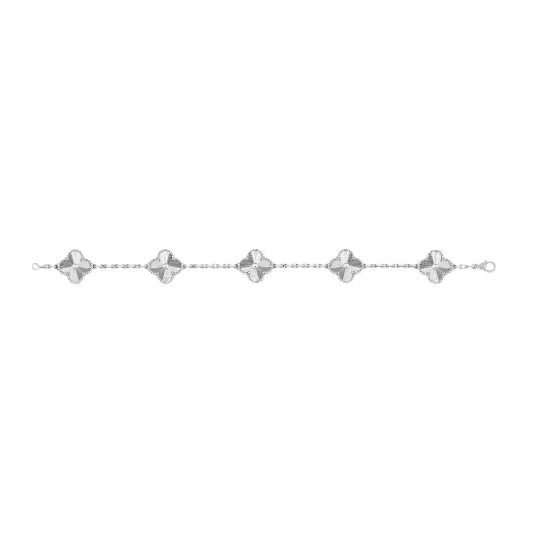 Van Cleef Vintage Alhambra bracelet, 5 motifs - Gemaee UAE